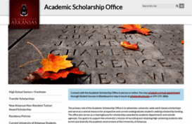 scholarships.uark.edu