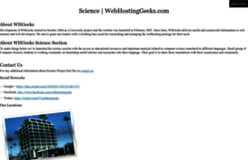 science.webhostinggeeks.com