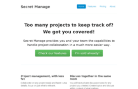 secretmanage.com