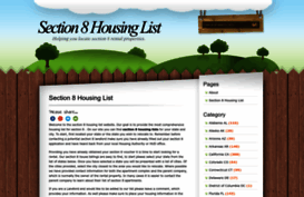 section8housinglist.info