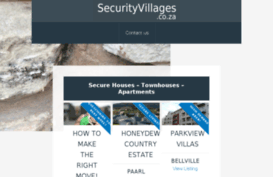 securityvillages.co.za