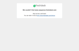 sequence.freshdesk.com
