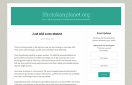 shotokanplanet.org