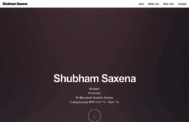 shubhamsaxena.com