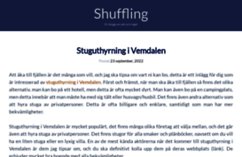 shuffling.se