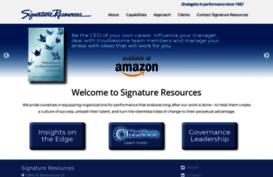 signatureresources.com