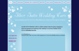 silversatinweddingcars.co.uk