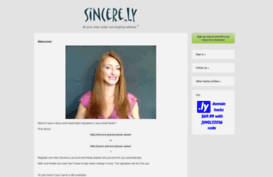 sincere.ly