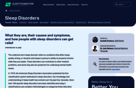 sleepdisorders.sleepfoundation.org
