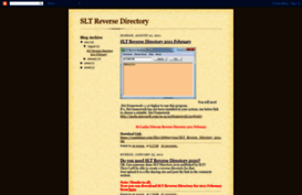 sltreversedirectory.blogspot.com