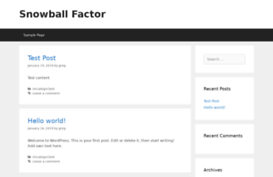 snowballfactor.com