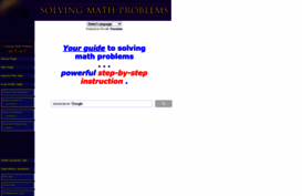 solving-math-problems.com