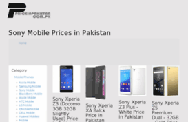 sonymobile.priceinpakistan.com.pk