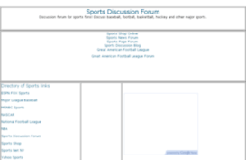 sportsdiscussionforum.com