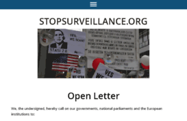 stopsurveillance.org
