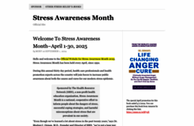 stressawarenessmonth.com