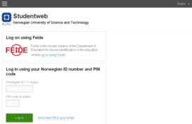 studentweb.ntnu.no