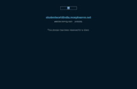 studentworldindia.morphserve.net