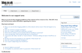 support.blog.co.uk