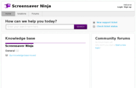 support.screensaver.ninja