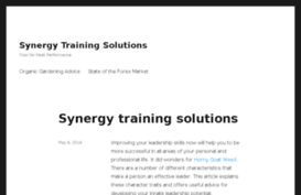 synergytrainingsolutions.com