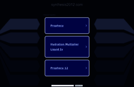 synthesis2012.com