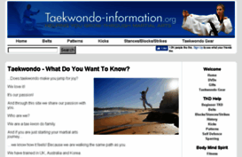 taekwondo-information.org