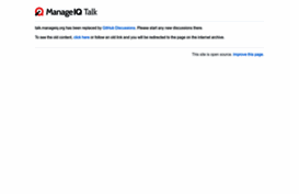 talk.manageiq.org