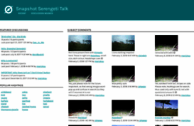 talk.snapshotserengeti.org
