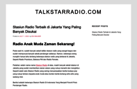 talkstarradio.com