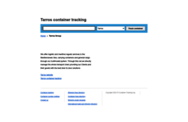 tarros.container-tracking.org