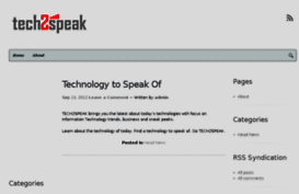 tech2speak.com