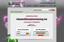 telexmillionairetraining.ws