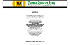 tennisleaguestats.com