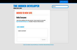 thehiddendeveloper.wordpress.com