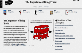 theimportanceofbeingtrivial.com