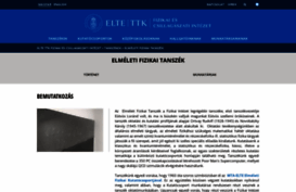 theorphys.elte.hu