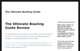 theultimatebowlingguide.com