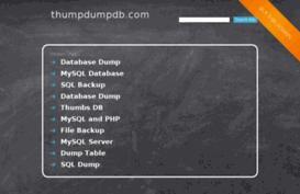 thumpdumpdb.com
