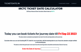 ticketdate.in