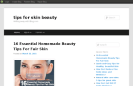 tipsforskinbeauty.blog.com