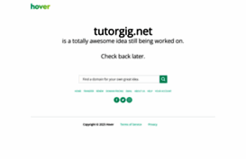 tutorgig.net