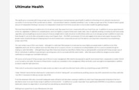 ultimate-health.weebly.com