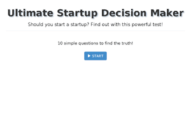 ultimate-startup-decision-maker.raffaelegaito.com
