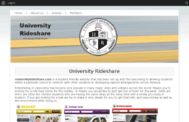 universityrideshare.com