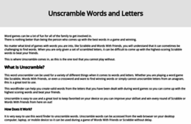 unscramble.info