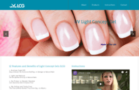 uvlightconceptgel.com