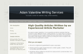 valentinewritingservices.com