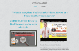vedicmathstricks.yolasite.com