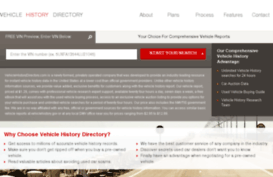 vehiclehistorydirectory.com